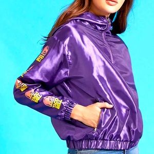 Taco Bell x Forever21 Purple Windbreaker